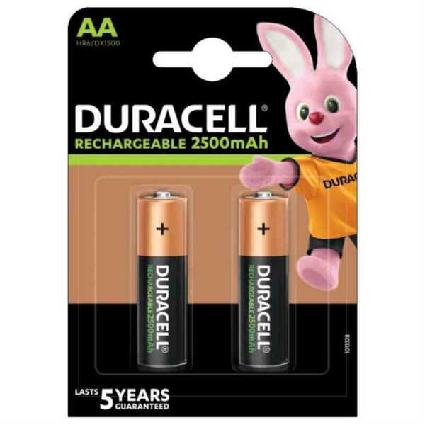 Duracell Batteria Stilo Ricaricabile Aa Precaricata B2 2500Mha DU74