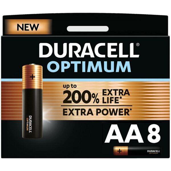 Duracell Pila Optimum Stilo Aa 8Pz DU0035