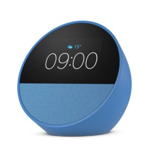 Echo Spot Altoparlante Smart 2.83" con Orologio/Alexa Blue