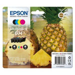 Epson Cartuccia Ink-Jet 604 Ananas Multipack con Y/B/M C13T10G64020