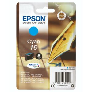 Epson Cartuccia Ink-Jet Penna E Cruciverba 16 Ciano T1622 C13T16224022
