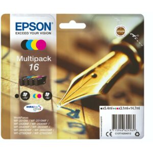 Epson Cartuccia Ink-Jet Penna E Cruciverba 16 Multipack T1626 C13T16264022