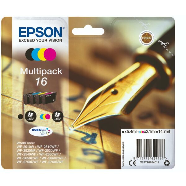 Epson Cartuccia Ink Jet Penna E Cruciverba 16 Multipack T1626 C13T16264022