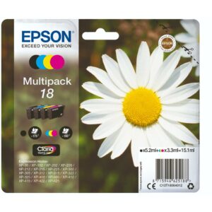 Epson Cartuccia Inkjet Multipack 4Col XP Margherita Bli.T1806 C13T18064022