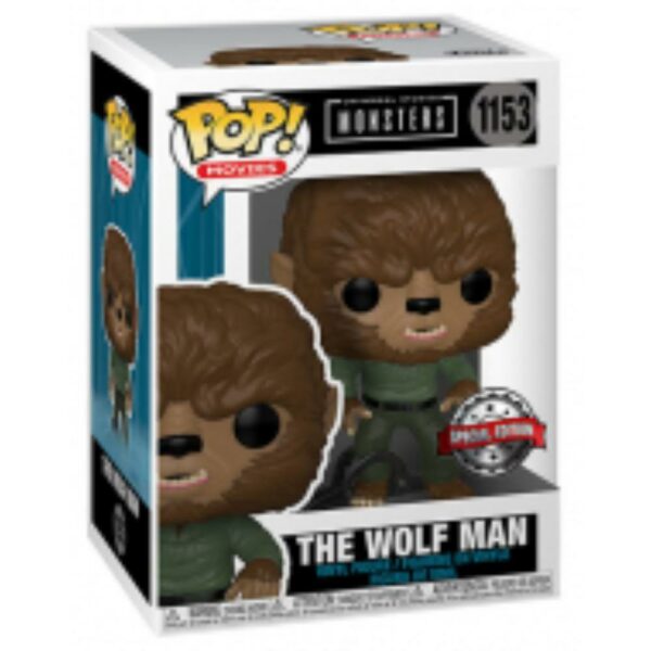 Funko Pop Universal Monsters The Wolf Man Special Edition