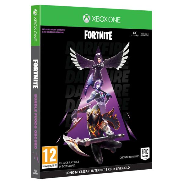 Gioco xBox One Fortnite Bundle Fuoco Oscuro Warner Bros