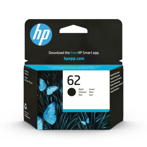 HP Cartuccia Ink Jet 62 200Pg. Nero Bls. C2P04AEBL