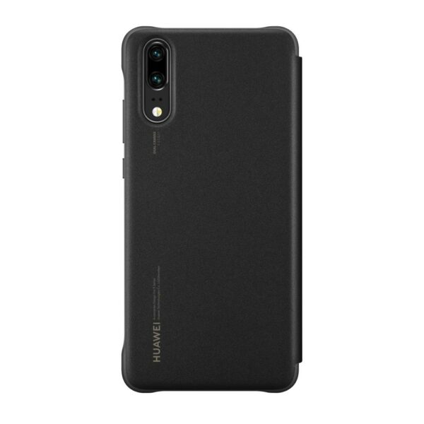 Huawei Cover Flip View per Huawei P20 Nero