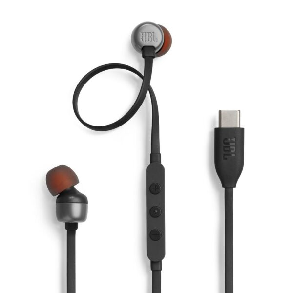 JBL Cuffia Auricolare In Ear 20 40Khz 16Ohm USB C Black JBLT310CBLK