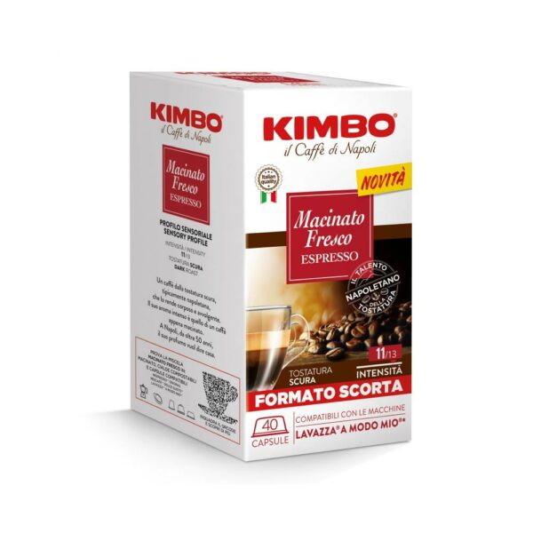 Kimbo Capsule Caffe Compatibili A Modo Mio Macinato Fresco 40Pz 1