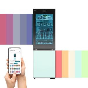 LG GBG719MDNN Frigorifero Combinato 352LT Classe D No Frost Inv Wi-Fi Instaview Moodup