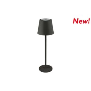 Lampada Da Tavolo Led Ricaricabile+Mont. Bottiglia Nero Nova Line