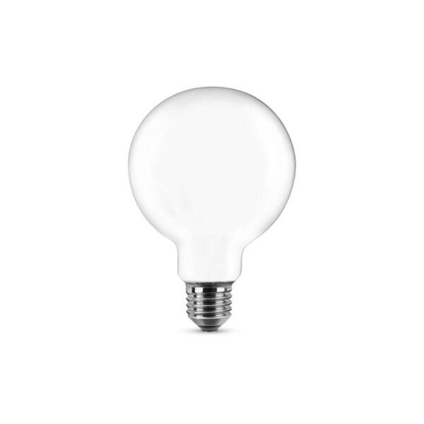 Lampadina Led Globo Opale Filamento E27 8W 6500K Fredda Nova Line