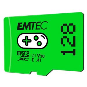 Memoria Micro Sd 128GB Uhs-I U3 V30 A1 Gaming Verde Emtec