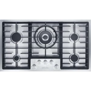 Miele KM2354G Piano Cottura Gas 90Cm 5 Fuochi Tripla Corona Inox