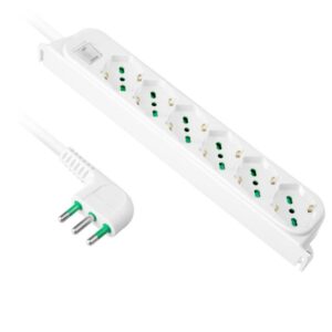 Multipresa Triax 2+4 Prese Ita/Ted 2P+T 16A 1.5Mt Ekon