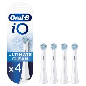 Oral-B Accessorio Testina Clean per Serie Io 4Pz Bianco