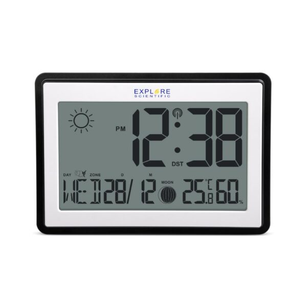 Orologio Radiocontrollato Fasi Lunari LCD Explore Scientific