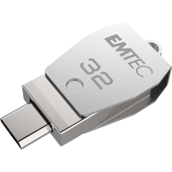 Pen Drive 32GB Dual USB2.0 Type A T250 Emtec 1