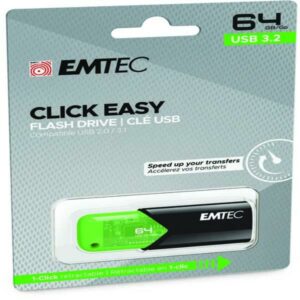 Pen Drive 64GB USB3.2 Click&Easy Verde Emtec