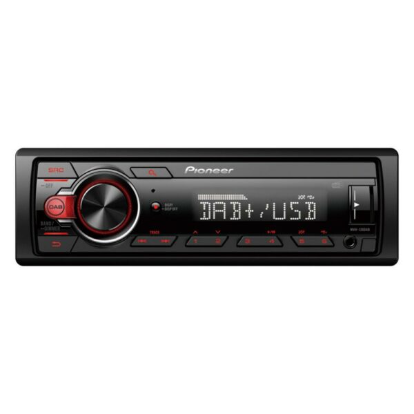 Pioneer Car Multifunzione Dvd Dvb USB Nero Rosso MVH130DAB