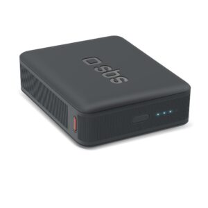 Powerbank 10000Mah USB+USB-C Pd 20W Nero SBS