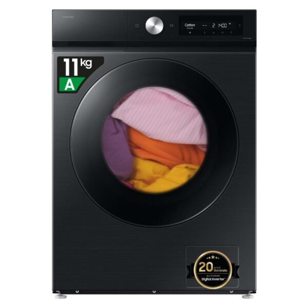 Samsung WD11DB7B85GBU3 Lavasciuga Lav. 11Kg Asc. 6Kg Classe D Wi Fi Ecodos Nero