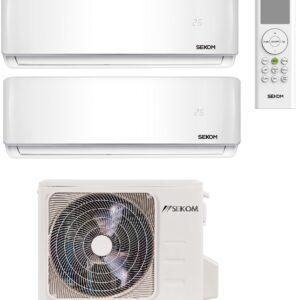 Sekom SM409DAX912AF4WKIT Condizionatore Dualsplit 9.000 + 12.000BTU A++/A+ Wi-Fi
