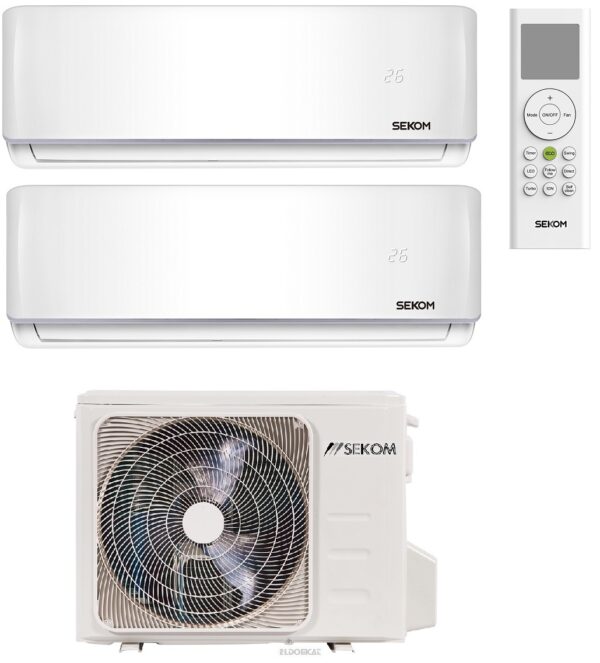 Sekom SM409DAX912AF4WKIT Condizionatore Dualsplit 9.000 12.000BTU AA Wi Fi