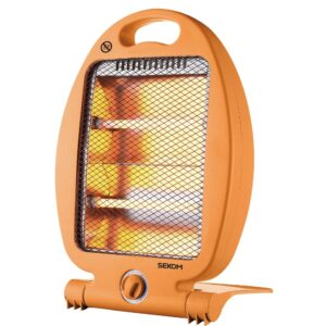 Sekom Stufa Quarzo 400/800W 2 Potenze Arancione SLQ800