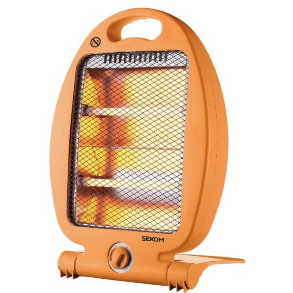 Sekom Stufa Quarzo 400 800W 2 Potenze Arancione SLQ800