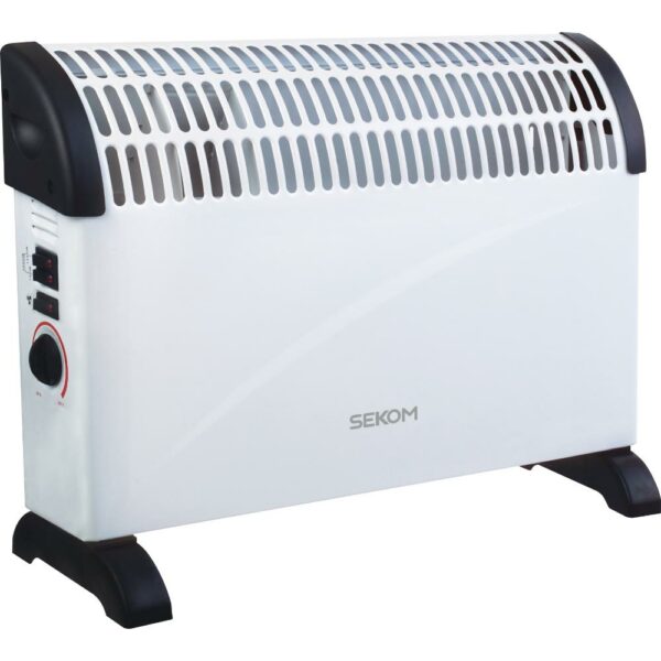 Sekom Termoconvettore 2000W Ventilato Termostato Timer CSD2010VT