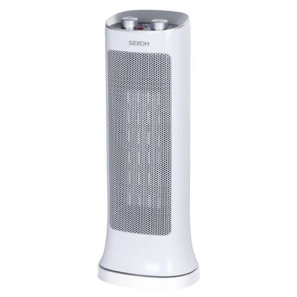 Sekom Termoventilatore Ceramico Torretta 2000W 2 Livelli di Potenza Oscillante THS2023CR
