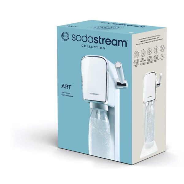 SodaStream Gasatore Art Bianco 1 Bottiglia 1LT 1 Cilindro