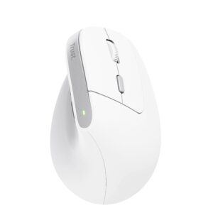 Trust Mouse Ergonomico Wireless Bayo II Bianco