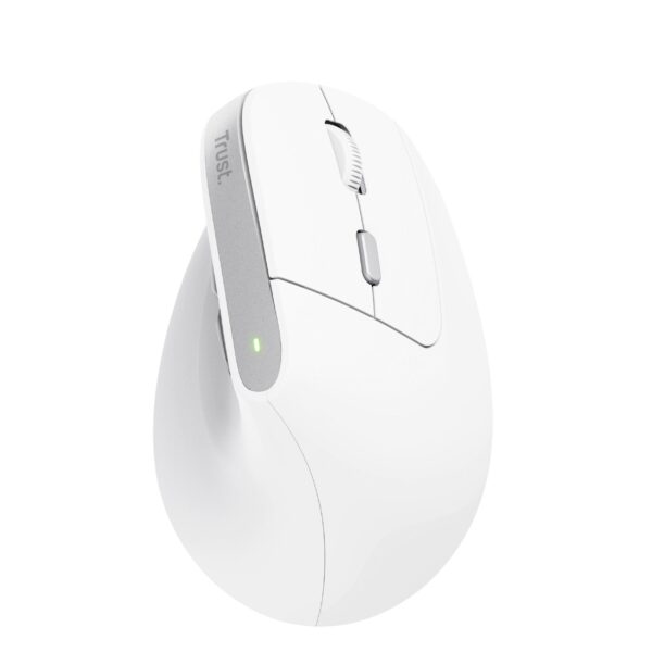 Trust Mouse Ergonomico Wireless Bayo II Bianco