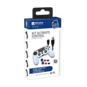 Xtreme Kit Ultimate per Controller PS4 6 Gommine + 1 Cover + Cavo
