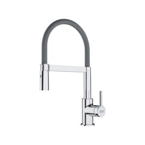 Miscelatore Cucina Franke Lina Semi-Pro Cromo con Doccetta Doppio Getto