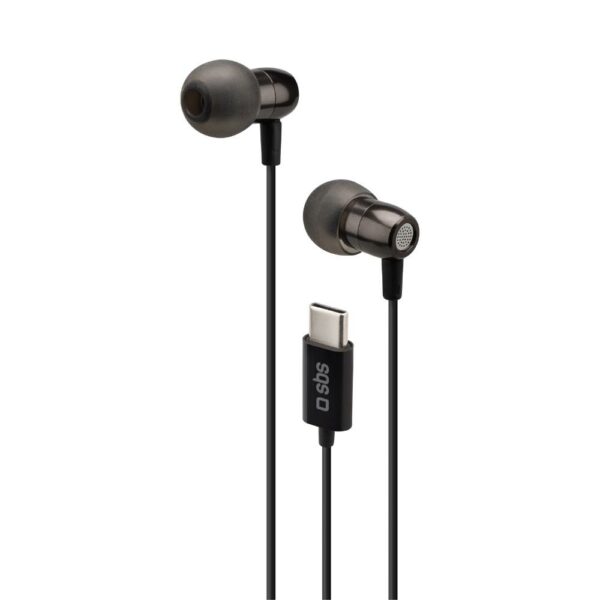 Auricolari Semi In Ear Usb C Nero SBS