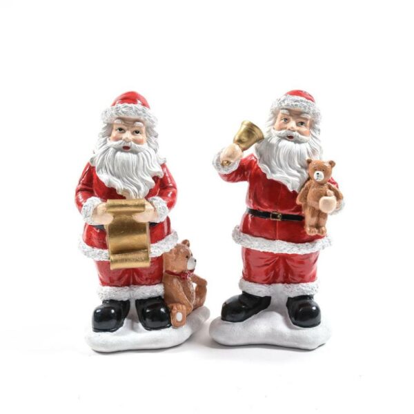 Babbo Natale in Resina 12 x 9 x H24Cm CASUALE Mercury