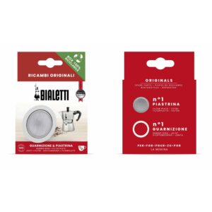Bialetti Kit 1 Guarnizione + 1Piastra La Mokina 0800030