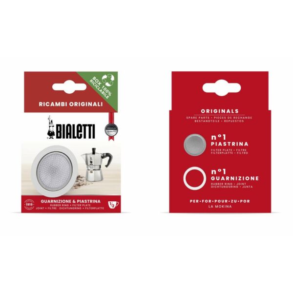 Bialetti Kit 1 Guarnizione 1Piastra La Mokina 0800030
