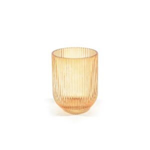 Bicchiere in Vetro Arancione 250 ML Mercury