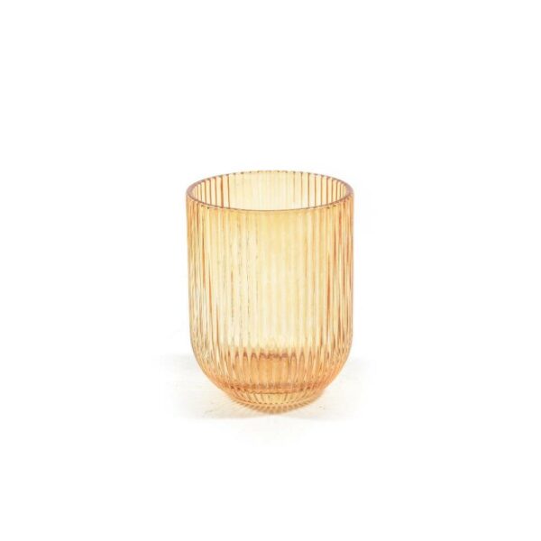 Bicchiere in Vetro Arancione 250 ML Mercury