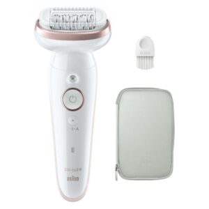 Braun Epilatore W&D 40 Pinze 2 Velocità Bianco Con Custodia SES9000