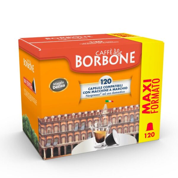 Capsule Caffe Nespresso Miscela Decisa 120Pz Caffe Borbone REBNERADECISA120PZ