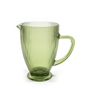 Caraffa in Vetro Verde 1200 ML Mercury