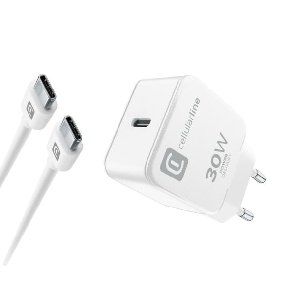 Caricabatterie Apple 30W C2C Pd Bianco CellularLine