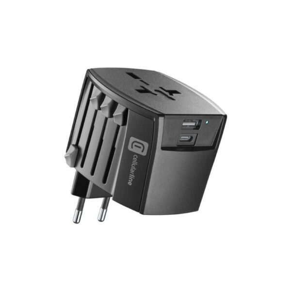 Caricabatterie con Adattatore 20W Nero CellularLine