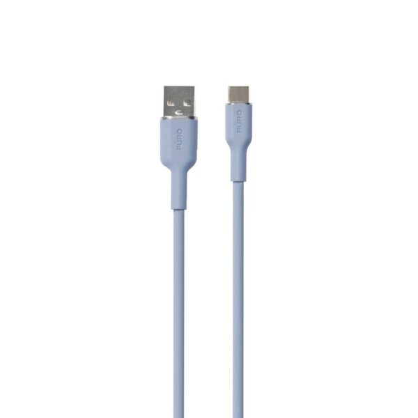 Cavo Soft Icon Usb A Usb C 1.5Mt Blu Puro